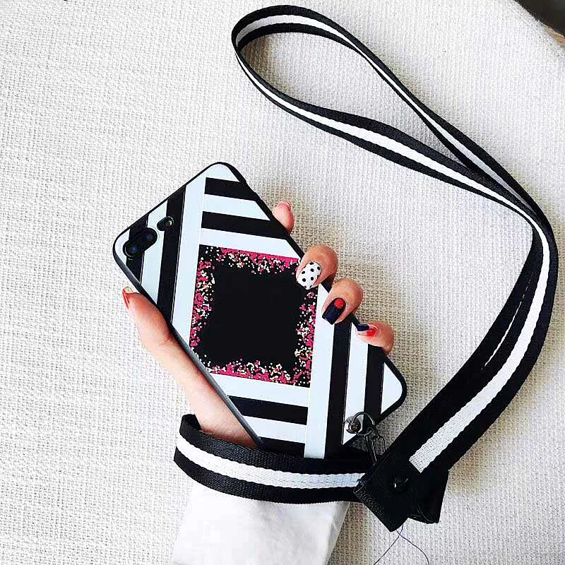 Korean 3D Geometric Lines Case For iPhone 7 Case 8 X 6s Soft TPU Wrist Strap & Neck Strap Cover for iPhone 6 6Plus 6s 6sPlus
Korean 3D Geometric Lines Case For iPhone 7 Case 8 X 6s Soft TPU Wrist Strap & Neck Strap Cover for iPhone 6 6Plus 6s 6sPlus