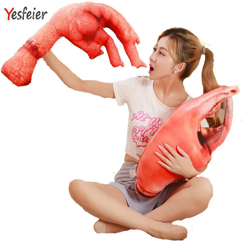 Cute Simulation food plush toys shrimp/Chicken feet plush pillow Soft cushion stuffed doll birthday gift for Chidlren
Cute Simulation food plush toys shrimp/Chicken feet plush pillow Soft cushion stuffed doll birthday gift for Chidlren