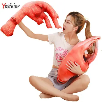 Cute Simulation food plush toys shrimp/Chicken feet plush pillow Soft cushion stuffed doll birthday gift for Chidlren
Cute Simulation food plush toys shrimp/Chicken feet plush pillow Soft cushion stuffed doll birthday gift for Chidlren