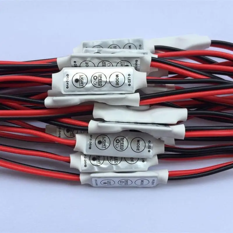 None 3 Keys LED RGB Controller 12V Brightness Dimmer For 5050 3528 Single Color Or RGB Led Strip Light
None 3 Keys LED RGB Controller 12V Brightness Dimmer For 5050 3528 Single Color Or RGB Led Strip Light