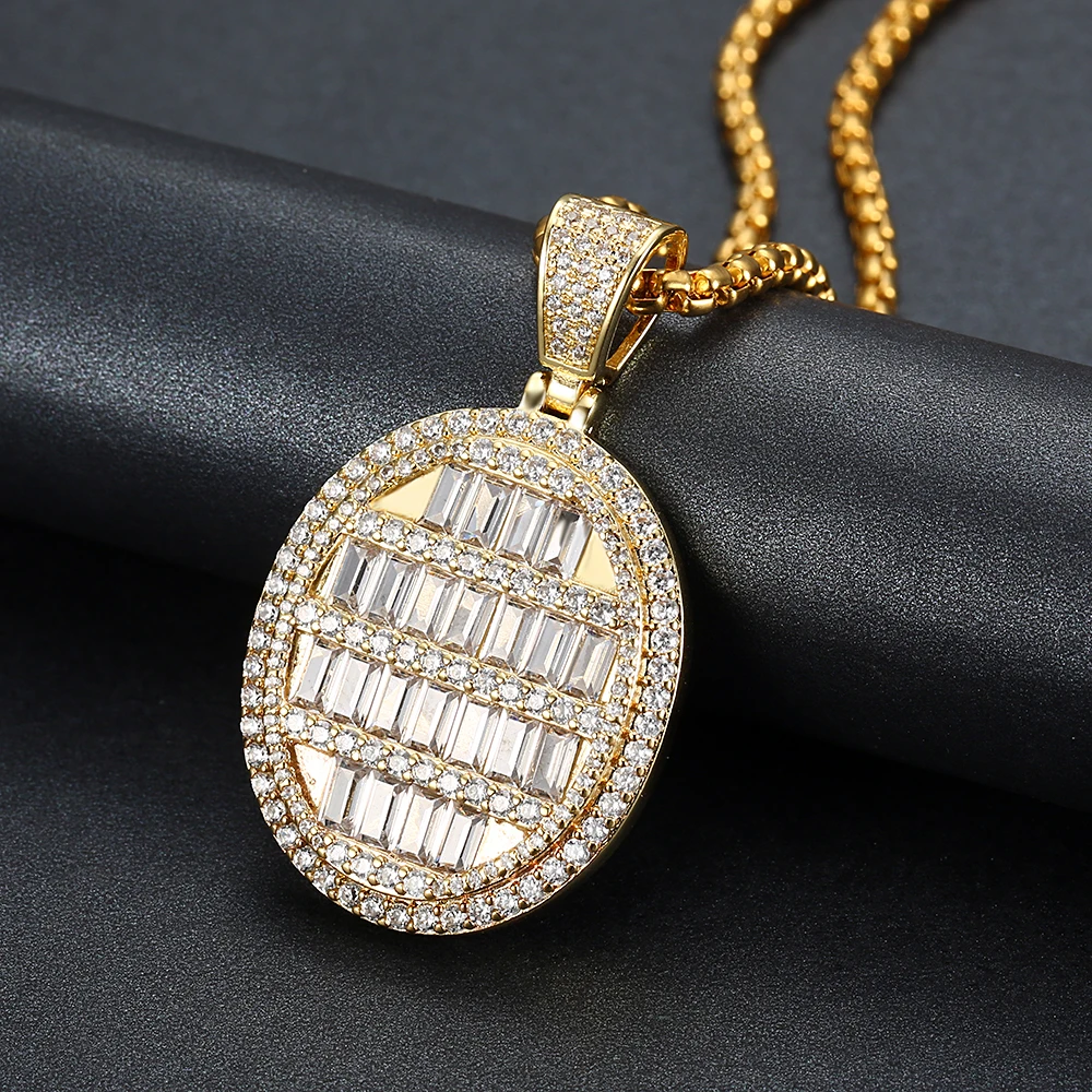 Round Shaped Iced Out Pendant & Necklace Statement Gold Color Cubic Zircon Necklace Men's Jewelry Gifts NO CHAINS
Round Shaped Iced Out Pendant & Necklace Statement Gold Color Cubic Zircon Necklace Men's Jewelry Gifts NO CHAINS