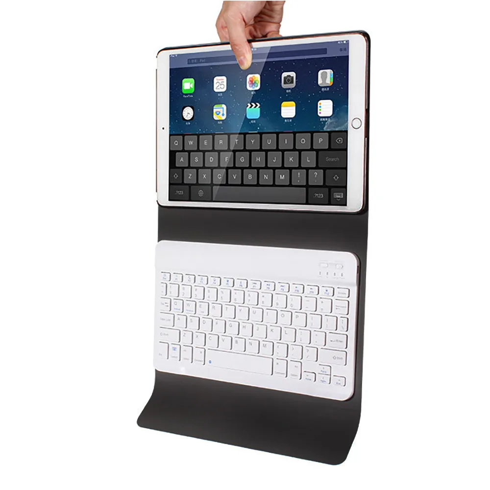 Ultra Thin PU Wireless Bluetooth Keyboard Leather ABS Keyboard Removable For IPad 9.7 10.5 With Pencil Holder Smart Full Cover
Ultra Thin PU Wireless Bluetooth Keyboard Leather ABS Keyboard Removable For IPad 9.7 10.5 With Pencil Holder Smart Full Cover