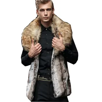 2017 Autumn Winter Men's Faux Mink Fur Coat Sleeveless Men Fur Vest Thick Warm Waistcoat
2017 Autumn Winter Men's Faux Mink Fur Coat Sleeveless Men Fur Vest Thick Warm Waistcoat