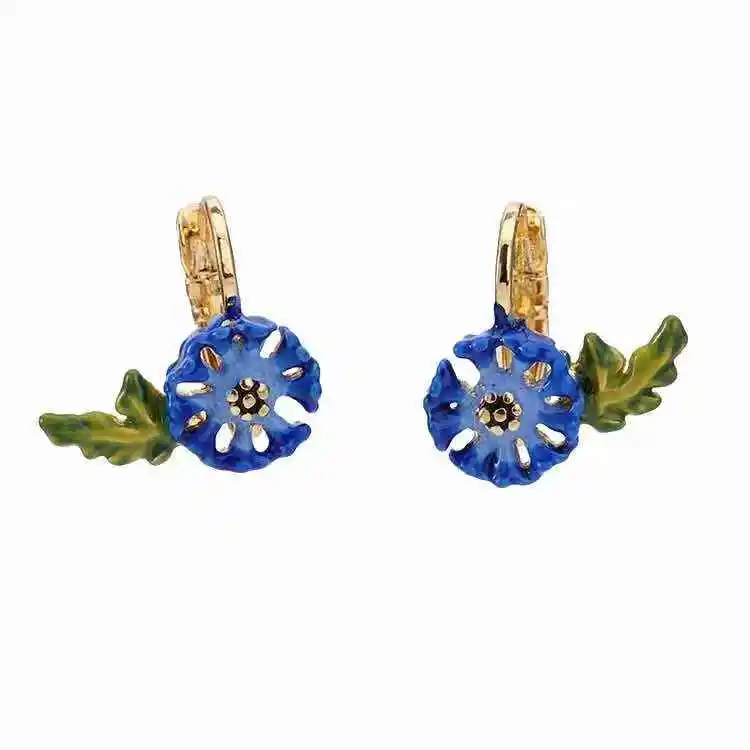 2018 Amybaby Handmade Designer Enamel Glaze Green Stone Blue Flower Drop Earring Necklace Jewelry For Party
2018 Amybaby Handmade Designer Enamel Glaze Green Stone Blue Flower Drop Earring Necklace Jewelry For Party
