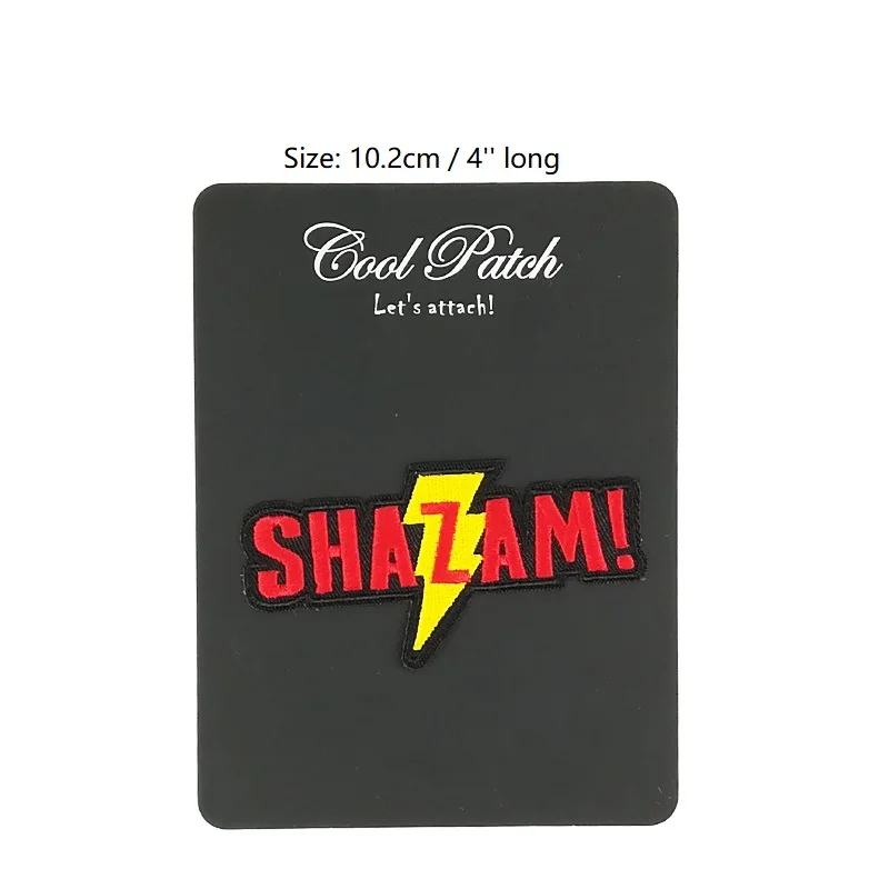 4" SHAZAM Flash logo Embroidered Yellow Chest Insignia Patch iron on sew on huge applique cosplay costume
4" SHAZAM Flash logo Embroidered Yellow Chest Insignia Patch iron on sew on huge applique cosplay costume