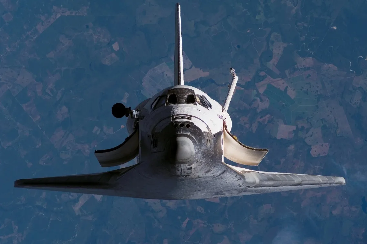 Космический челнок PQX270 Холст Тканевый постер с рисунком на заказ (рама доступны)