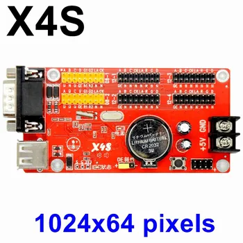 Kaler X4S USB control card 1024x64 pixels u-disk and rs232 port led controller for single ,full color p10,p13.33 led moving sign
Kaler X4S USB control card 1024x64 pixels u-disk and rs232 port led controller for single ,full color p10,p13.33 led moving sign