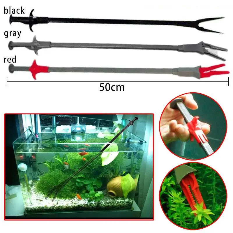 50CM Aquarium Algae Seaweed Plants Clamp Clip Fish Tank Cleaning Tool Pinchers Aquarium Cleaning Clamp Fish Aquatic Pet Supplies
50CM Aquarium Algae Seaweed Plants Clamp Clip Fish Tank Cleaning Tool Pinchers Aquarium Cleaning Clamp Fish Aquatic Pet Supplies