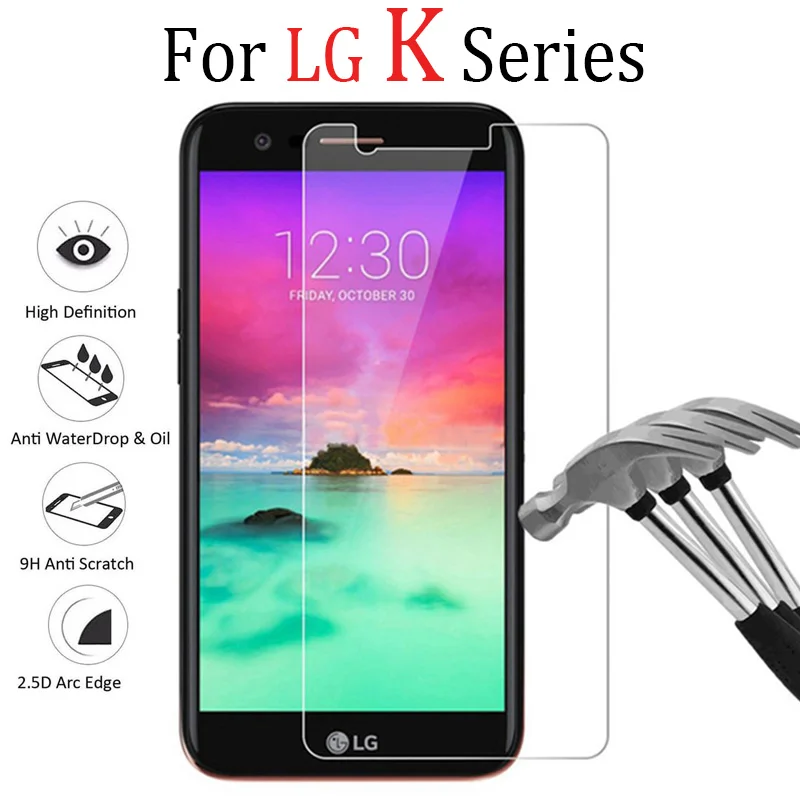 Для LG K7 K8 K10 стекло 2017 Экран протектор на k3 k4 k20 плюс к 7 8 10 защитный закаленное