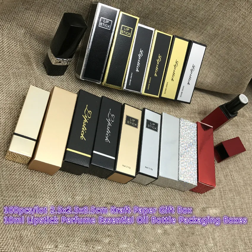 100pcs/lot 2.5x2.5x8.5cm 10ml Kraft Paper Gift Box 10ml Lipstick Perfume Essential Oil Bottle Packaging Boxes Valve Tubes
100pcs/lot 2.5x2.5x8.5cm 10ml Kraft Paper Gift Box 10ml Lipstick Perfume Essential Oil Bottle Packaging Boxes Valve Tubes