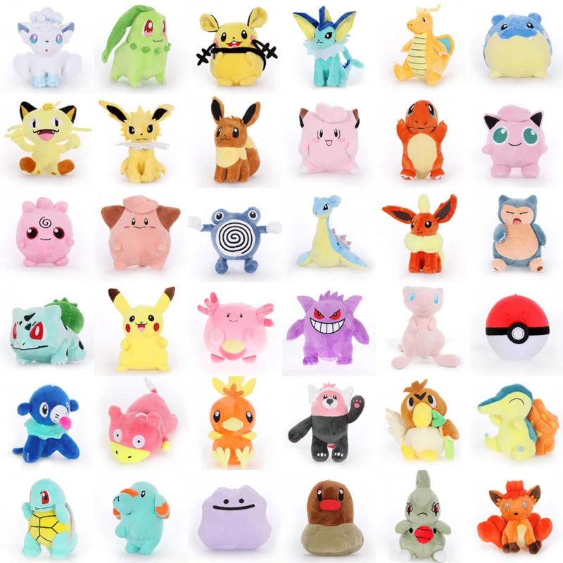 Kawaii Anime pikachu Charmander Bulbasaur Squirtle Elf Plush Small animals soft stuffed doll Fine collection Children's toys
Kawaii Anime pikachu Charmander Bulbasaur Squirtle Elf Plush Small animals soft stuffed doll Fine collection Children's toys