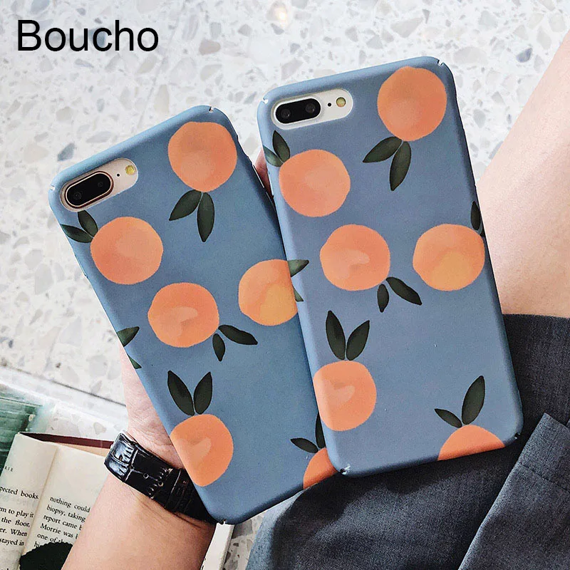 Boucho Cases For iPhone 7 8 6 6S Plus Fruit Cartoon Orange Patterned Phone Case For iPhone X 8plus Hard Plastic Matte Back Cover
Boucho Cases For iPhone 7 8 6 6S Plus Fruit Cartoon Orange Patterned Phone Case For iPhone X 8plus Hard Plastic Matte Back Cover