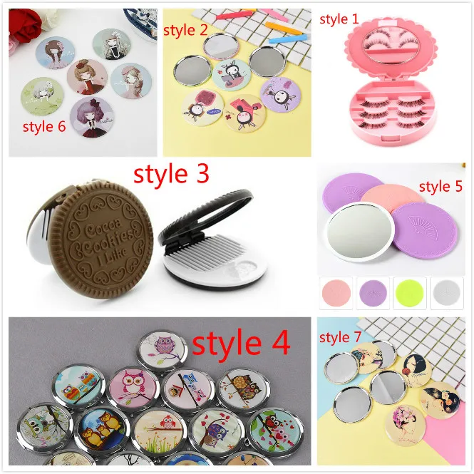 1PCS 17styles Make Up Mirrors Women Female Portable Chocolate Mirror Multicolor Mini Pocket Mirrors Makeup Mirror Color Random
1PCS 17styles Make Up Mirrors Women Female Portable Chocolate Mirror Multicolor Mini Pocket Mirrors Makeup Mirror Color Random