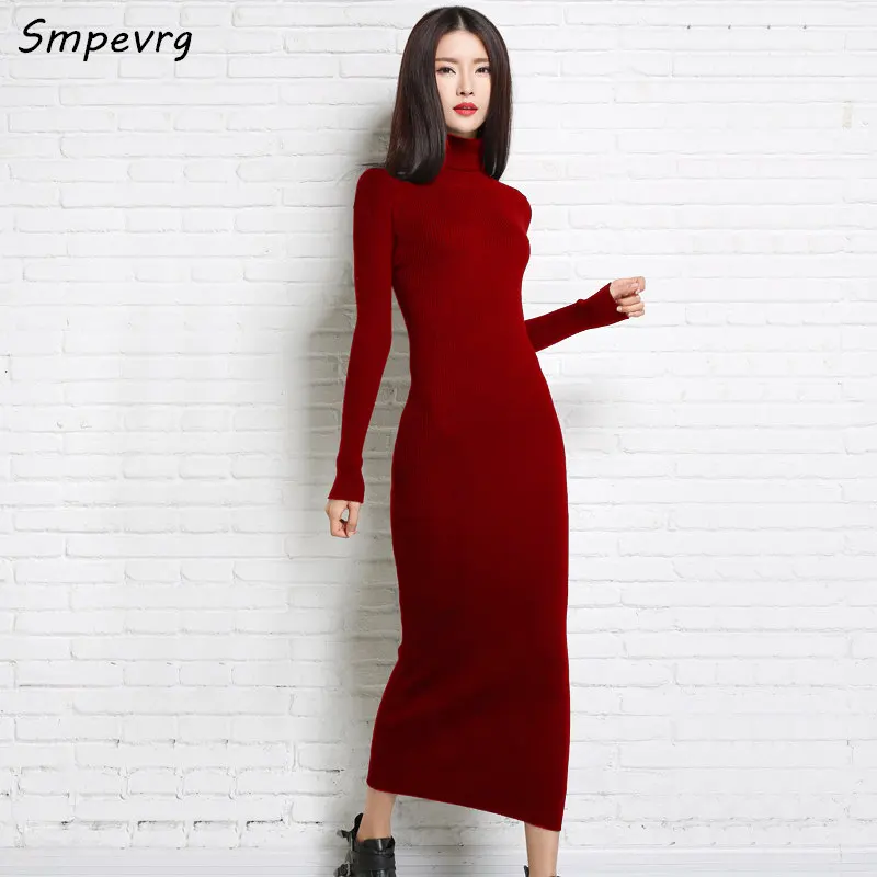 Smpevrg spring new cashmere long dress slim sexy women knitted cashmere sweater women sweaters and pullover female long dress
Smpevrg spring new cashmere long dress slim sexy women knitted cashmere sweater women sweaters and pullover female long dress