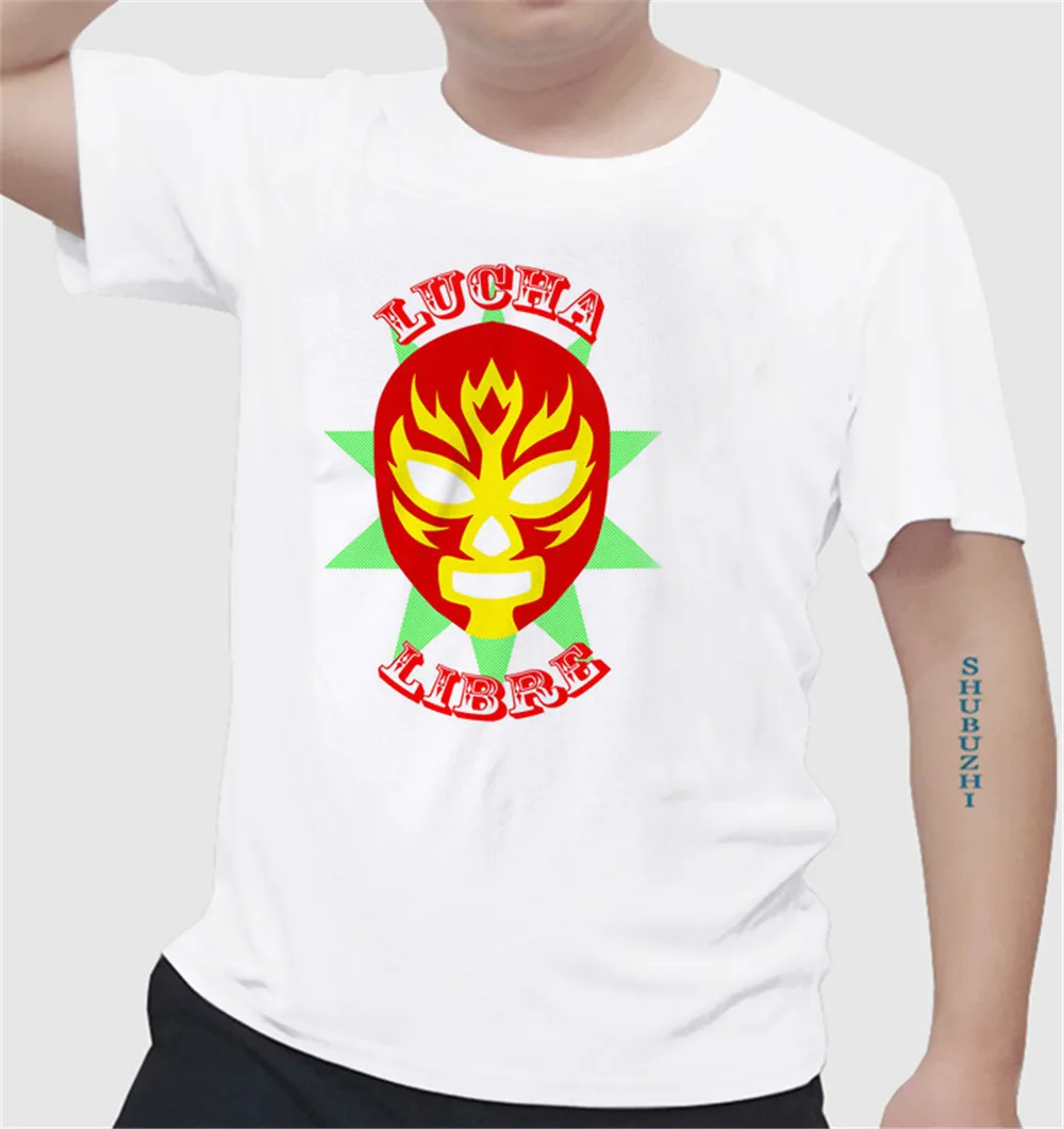 Lucha Libre Mask T Shirt Wrestling WWF Mexican Fight Club Mexico Juarez Texas Mens Hipster O-neck cool tops euro size
Lucha Libre Mask T Shirt Wrestling WWF Mexican Fight Club Mexico Juarez Texas Mens Hipster O-neck cool tops euro size