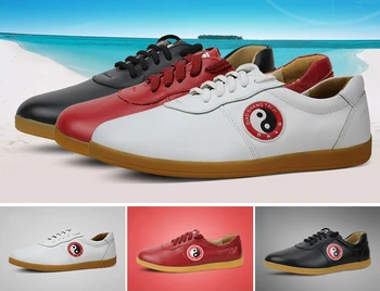 Cowhide Leather Tai Chi Shoes Martial Art Performance Breathable Shoes Taiji Boxing Practice Shoes Free Flexible
Cowhide Leather Tai Chi Shoes Martial Art Performance Breathable Shoes Taiji Boxing Practice Shoes Free Flexible