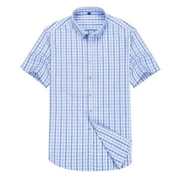 Yufeiyan 2019 Summer Plaid Short Sleeve Shirt Men Plus Size Men Shirt with Short Sleeve Slim Fit Printed Dress Men's Shirt
Yufeiyan 2019 Summer Plaid Short Sleeve Shirt Men Plus Size Men Shirt with Short Sleeve Slim Fit Printed Dress Men's Shirt