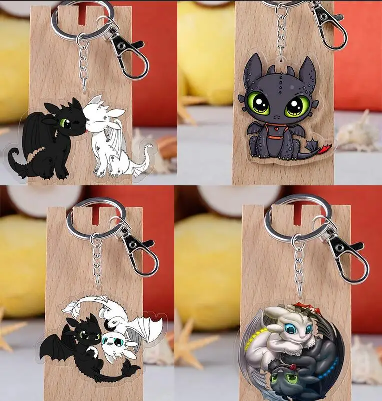New Type Toothless Light Fury How to Train Your Dragon PVC Keychain Toys How to Train Dragon Night Fury Plastic Keyring Toys
New Type Toothless Light Fury How to Train Your Dragon PVC Keychain Toys How to Train Dragon Night Fury Plastic Keyring Toys