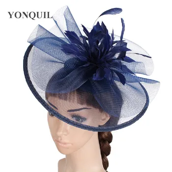 navy feather fascinator headwear wedding kentucky headpiece cocktail hats derby Event occasion hat Free shipping multiple colors
navy feather fascinator headwear wedding kentucky headpiece cocktail hats derby Event occasion hat Free shipping multiple colors