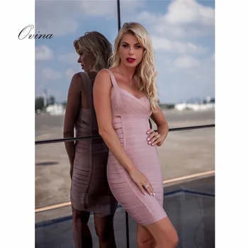 Sexy Women Dresses Strapy Sleeveless Mini Pink Bodycon Bandage Dress Club Dresses
Sexy Women Dresses Strapy Sleeveless Mini Pink Bodycon Bandage Dress Club Dresses