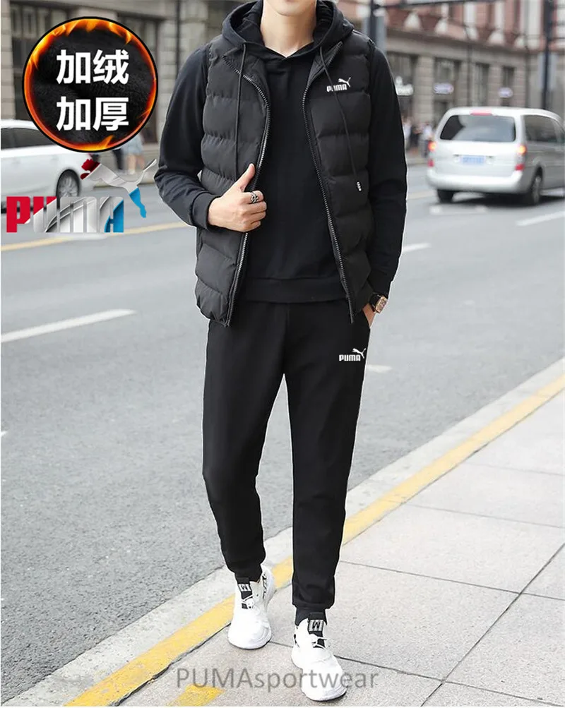 New Arrival PUMA Classics Logo Men's and Women's Pullover Hoodies and Pants Sweatshirt Set Sportswear Three Pieces Size M-4XL
New Arrival PUMA Classics Logo Men's and Women's Pullover Hoodies and Pants Sweatshirt Set Sportswear Three Pieces Size M-4XL