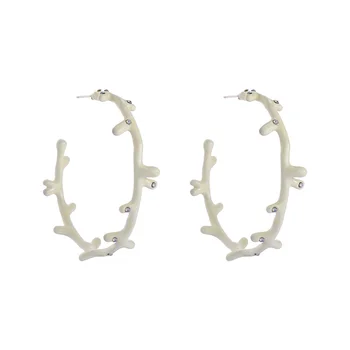 Charming Fashion Jewelry Red Enamel Coral Tree Branches Circle Earring For Women Girl Crystal Round Earring Accessories Custom
Charming Fashion Jewelry Red Enamel Coral Tree Branches Circle Earring For Women Girl Crystal Round Earring Accessories Custom