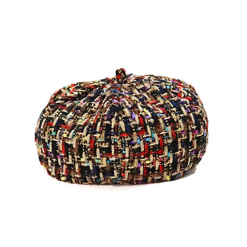 Women Hat Colorful Plaid Tweed Pumpkin Hat Autumn&Winter Bright Silk Hexagonal Cotton Warp Ladies Beret Youth Painter Hat NA01
Women Hat Colorful Plaid Tweed Pumpkin Hat Autumn&Winter Bright Silk Hexagonal Cotton Warp Ladies Beret Youth Painter Hat NA01