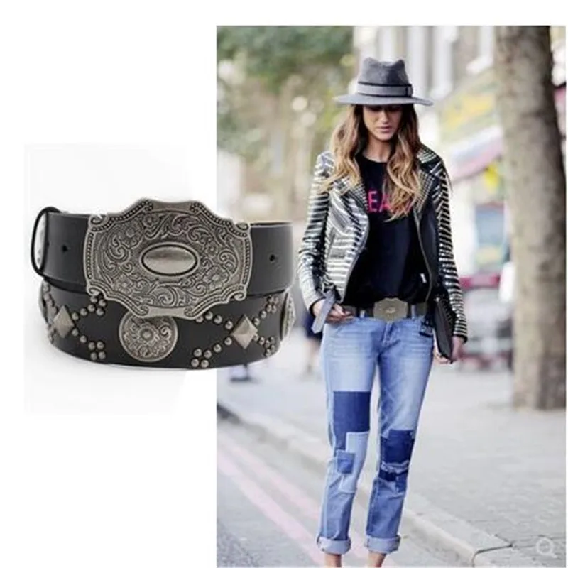 High quality luxury designer studded leather punk men's rock and roll belt hip hop style jeans rivets punk belt
High quality luxury designer studded leather punk men's rock and roll belt hip hop style jeans rivets punk belt