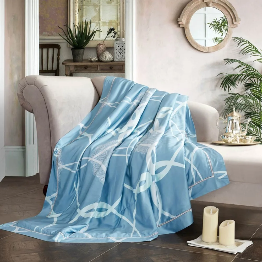 2019 Fashion Geometric Blue Quilting Quilt Soft Stitching Modal Artificial Silk Polyester Filler Queen King Summer Comforter
2019 Fashion Geometric Blue Quilting Quilt Soft Stitching Modal Artificial Silk Polyester Filler Queen King Summer Comforter