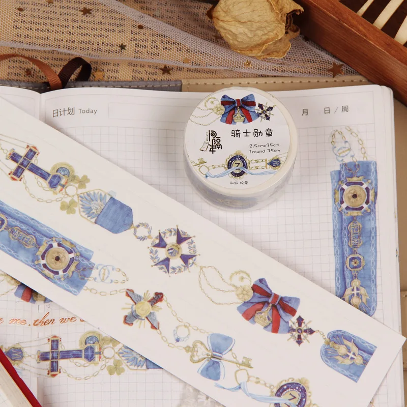 25mm wide Knight's medal Vintage decoration washi Tape DIY planner Diary scrapbooking masking tape escolar
25mm wide Knight's medal Vintage decoration washi Tape DIY planner Diary scrapbooking masking tape escolar