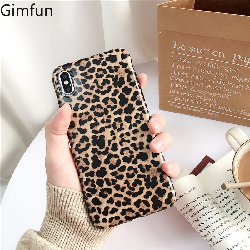 Gimfun Luxury Leopard Soft Silicon Case for Iphone Xs Max Fashion IMD Scrub Phone Case for Iphone 6s 7plus 8 Back Cover
Gimfun Luxury Leopard Soft Silicon Case for Iphone Xs Max Fashion IMD Scrub Phone Case for Iphone 6s 7plus 8 Back Cover