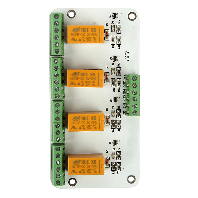 4 Channel Signal Relay for Arduino Uno Mega2560 R3 Raspberry Pi 4B 3B+ 
4 Channel Signal Relay for Arduino Uno Mega2560 R3 Raspberry Pi 4B 3B+