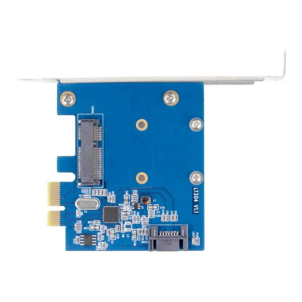 PCI-E PCIe to mSATA SSD + SATA 3.0 Combo Extender Adapter PCI-E to SATAIII Card Worldwide Store Newest
PCI-E PCIe to mSATA SSD + SATA 3.0 Combo Extender Adapter PCI-E to SATAIII Card Worldwide Store Newest