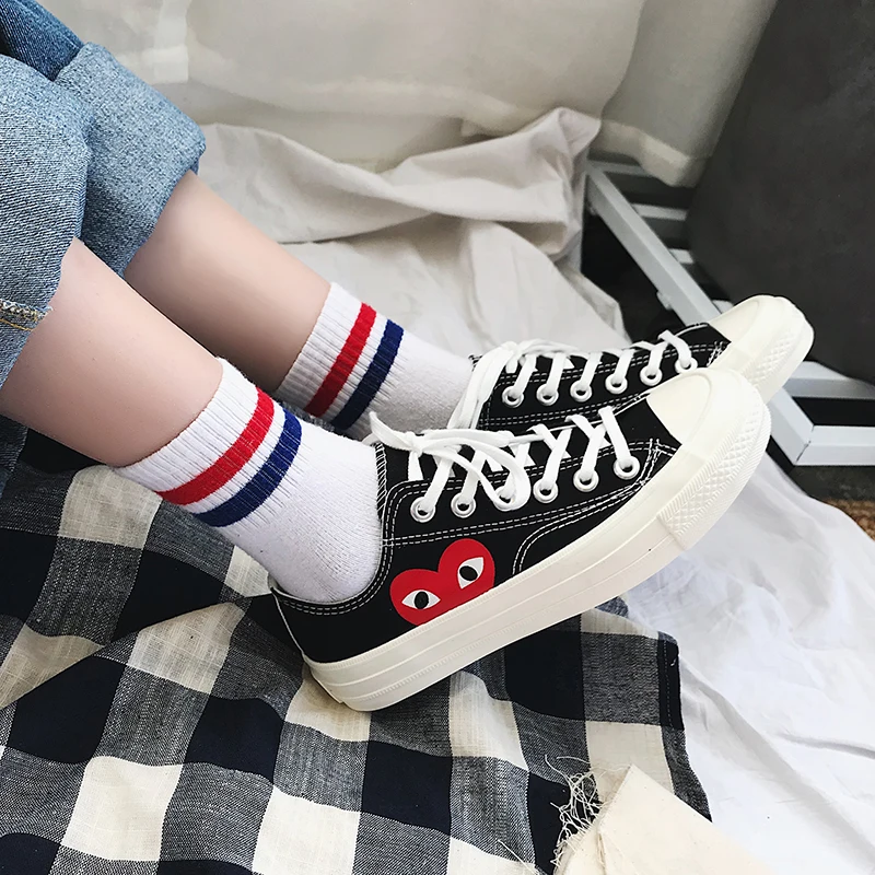 Spring new Harajuku wild big eyes love canvas shoes Women's comfortable shoes for students for every day shoes
Spring new Harajuku wild big eyes love canvas shoes Women's comfortable shoes for students for every day shoes