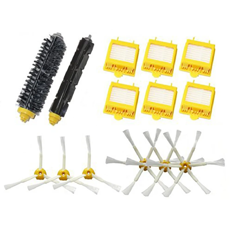 Hepa Filters Bristle Brush Flexible Beater Brush 3-Armed 6-Armed Side Brush Set For iRobot Roomba 700 Series 760 770 780 790
Hepa Filters Bristle Brush Flexible Beater Brush 3-Armed 6-Armed Side Brush Set For iRobot Roomba 700 Series 760 770 780 790