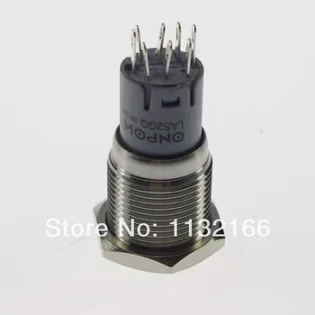 LED Color Blue 16mm OD LED Ring Illuminated Momentary Push Button Switch 2NO 2NC Pin Terminal Waterproof
LED Color Blue 16mm OD LED Ring Illuminated Momentary Push Button Switch 2NO 2NC Pin Terminal Waterproof