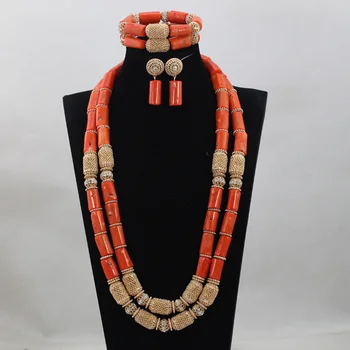 Splendid 2 Layers Coral Necklace Bracelet Earrings Set Natural Tube Coral Beaded Bridal Jewelry Set 2017 New CNR746
Splendid 2 Layers Coral Necklace Bracelet Earrings Set Natural Tube Coral Beaded Bridal Jewelry Set 2017 New CNR746