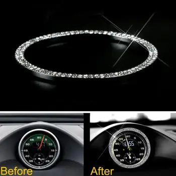 Diamond Car Interior Time Clock Decoration Sticker Trim Frame Fit For Porsche 911 Cayenne Macan Car Styling Accessories Covers
Diamond Car Interior Time Clock Decoration Sticker Trim Frame Fit For Porsche 911 Cayenne Macan Car Styling Accessories Covers