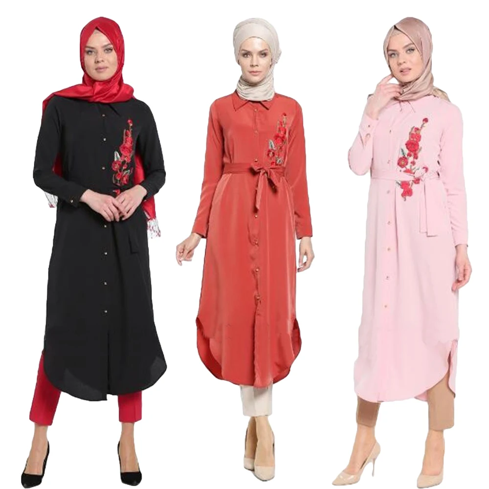 2017 New Women Muslim Blouse Dress Islamic Abaya Shirt Arab Vintage Elegant Linen Cotton Maxi Clothing Arab
2017 New Women Muslim Blouse Dress Islamic Abaya Shirt Arab Vintage Elegant Linen Cotton Maxi Clothing Arab