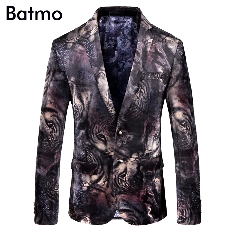 Batmo 2018 new arrival high quality printed tiger casual blazers men,men's casual suits,printed men's jackets plus-size 9003
Batmo 2018 new arrival high quality printed tiger casual blazers men,men's casual suits,printed men's jackets plus-size 9003