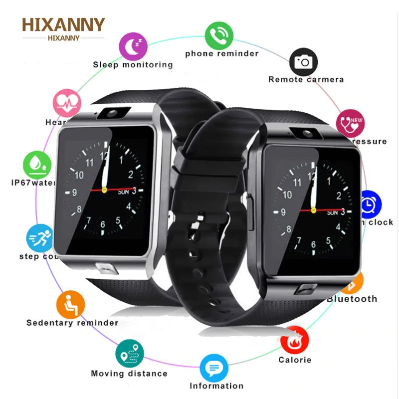 Bluetooth Smart Watch Smartwatch Android Phone Call Relogio 2G GSM SIM TF Card Camera for iPhone Samsung HUAWEI PK GT08 A1
Bluetooth Smart Watch Smartwatch Android Phone Call Relogio 2G GSM SIM TF Card Camera for iPhone Samsung HUAWEI PK GT08 A1