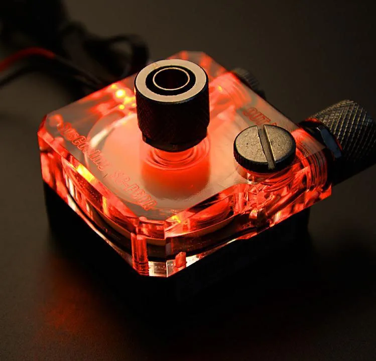 SYSCOOLING DC12V SC-P60A Transparent Arcylic Upper Cover LED 450L/H WATER PUMP!!!
SYSCOOLING DC12V SC-P60A Transparent Arcylic Upper Cover LED 450L/H WATER PUMP!!!