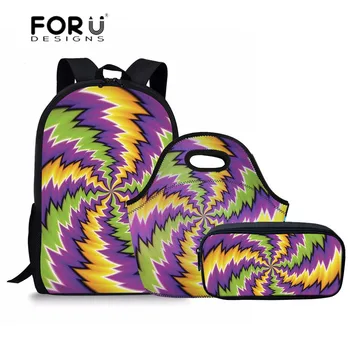 FORUDESIGNS School Bag Set Backpack Schoolbag 3D Illusion Pattern School Backpack for Girls 16 Inch Satchel Mochila Infantil
FORUDESIGNS School Bag Set Backpack Schoolbag 3D Illusion Pattern School Backpack for Girls 16 Inch Satchel Mochila Infantil