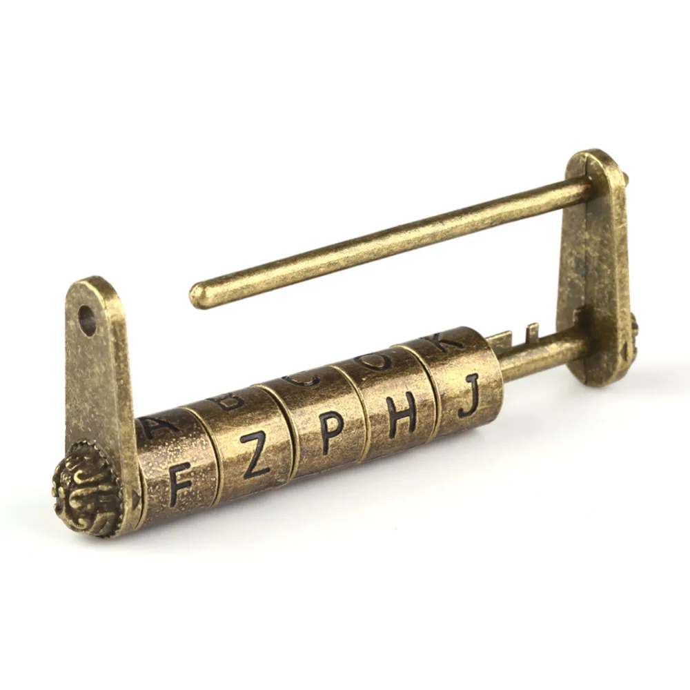 NEW English Password Padlock Lock w/Key in Chinese Old Style for Door Closet Cabinet Free Shipping
NEW English Password Padlock Lock w/Key in Chinese Old Style for Door Closet Cabinet Free Shipping
