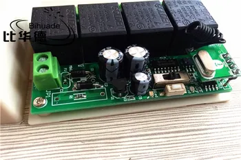 433Mhz Universal Wireless Remote Control Switch DC12V 4CH relay Receiver Module and 5pcs 4 channel RF Remote 433 Mhz Transmitter
433Mhz Universal Wireless Remote Control Switch DC12V 4CH relay Receiver Module and 5pcs 4 channel RF Remote 433 Mhz Transmitter