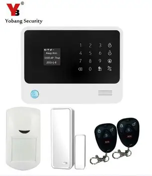 YobangSecurity Touch Screen GSM Wireless WIFI Home Alarm System Android IOS APP Control PIR Detector Door Sensor
YobangSecurity Touch Screen GSM Wireless WIFI Home Alarm System Android IOS APP Control PIR Detector Door Sensor