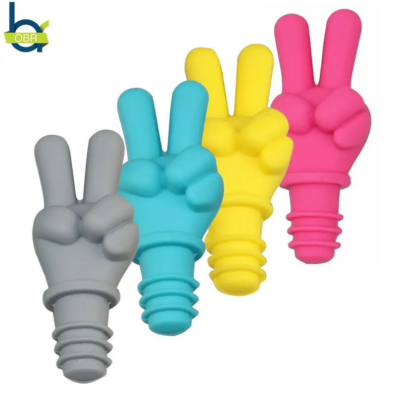 OBR Silicone Victory Wine Stopper Alcohol Wine Bottle Corks Whisky Liquor Oil Wine Beer Cap Spout Stopper Bar Accessories
OBR Silicone Victory Wine Stopper Alcohol Wine Bottle Corks Whisky Liquor Oil Wine Beer Cap Spout Stopper Bar Accessories