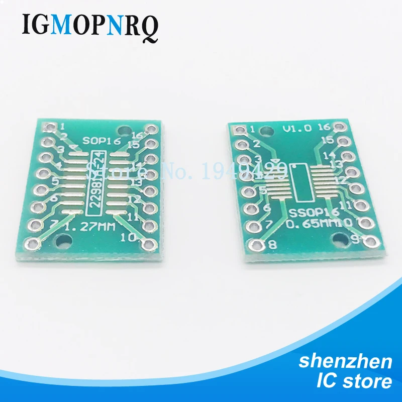 10PCS TSSOP16 SSOP16 SOP16 SMD to DIP16 IC Adapter Converter Socket Board Module Adapters Plate 0.65mm 1.27mm Integrate
10PCS TSSOP16 SSOP16 SOP16 SMD to DIP16 IC Adapter Converter Socket Board Module Adapters Plate 0.65mm 1.27mm Integrate