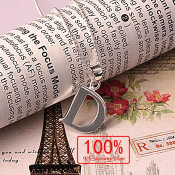 KASANIER 5pcs Women round bead chains 100% 925 sterling silver necklace D letter Pendant necklace Pure silver jewelry
KASANIER 5pcs Women round bead chains 100% 925 sterling silver necklace D letter Pendant necklace Pure silver jewelry