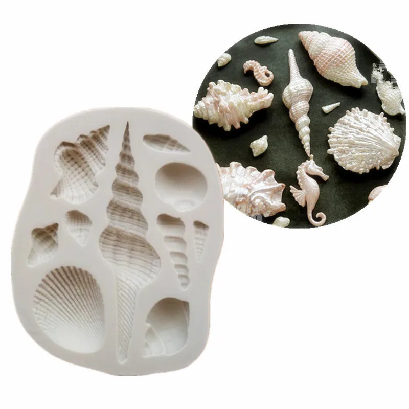 Silicone Mold sea shell conch Wedding Decoration Fondant Cake Decorating Baking Tool Bakeware Pudding
Silicone Mold sea shell conch Wedding Decoration Fondant Cake Decorating Baking Tool Bakeware Pudding